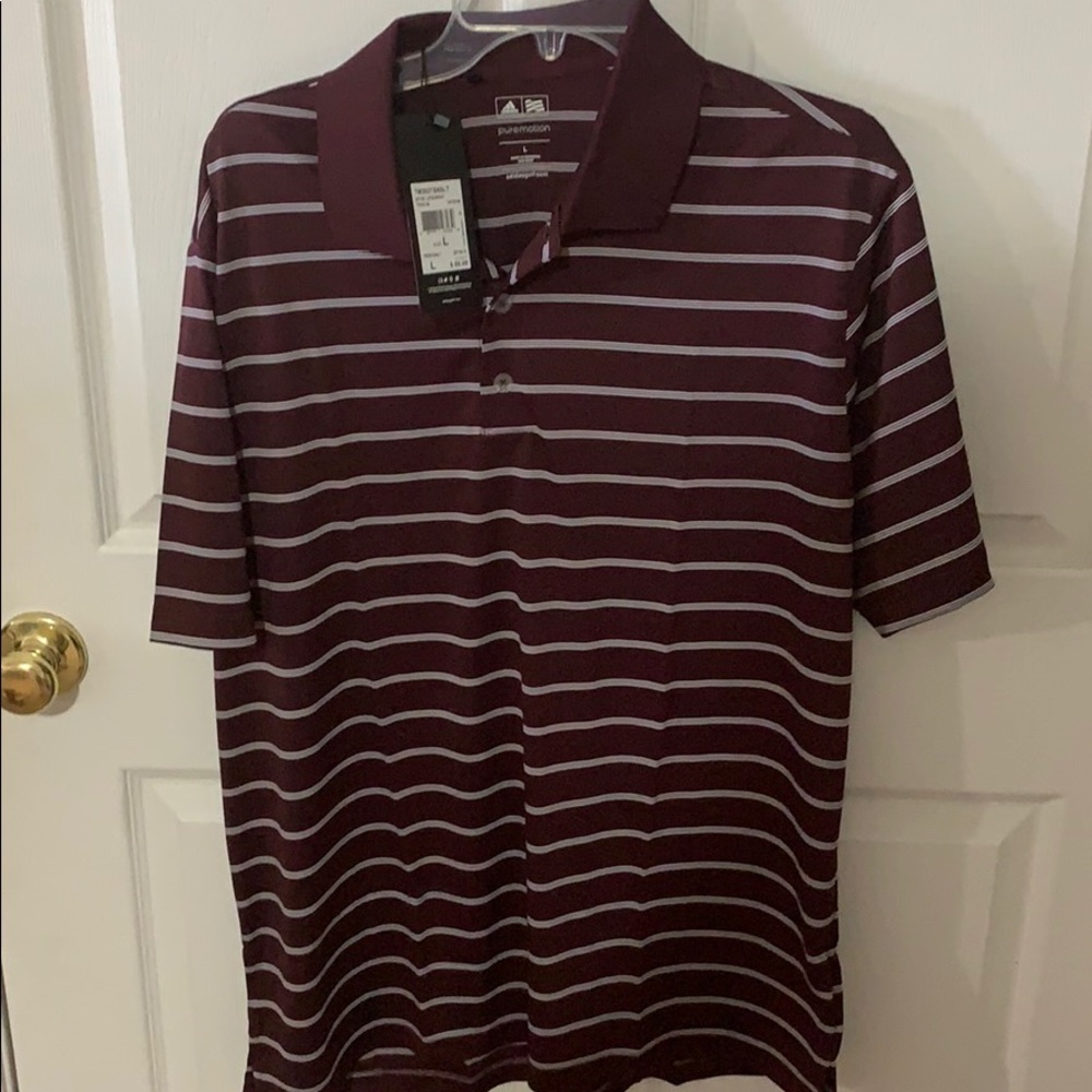 Adidas Pure Motion Polo Short Sleeve Mar/white